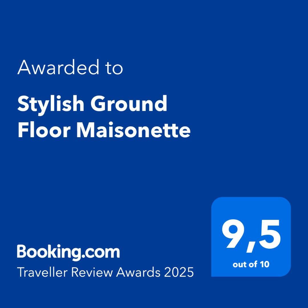 Stylish Ground Floor Maisonette ヴォロス エクステリア 写真